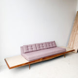 Adrian Pearsall Platform Sofa with Travertine End Tables