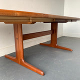 Danish Teak Dining Table by Skovby