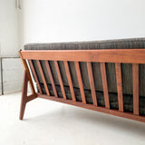 Mid Century Modern Royal Danish Sofa with New Upholstery