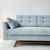 Rowe Sofa with New Light Blue Upholstery