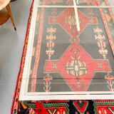 Vintage Chrome and Glass Expandable Dining Table