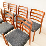 Set of 8 Niels Moller Dining Chairs