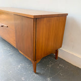 Mid Century Modern Low Sculpted Drawer Front Sideboard