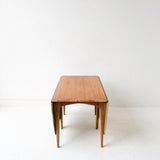 Mid Century Modern Drexel Profile Dining Table with 3 Leaves