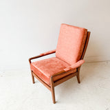 Cintique British Lounge Chair with New Upholstery