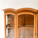 Mid Century Modern Curio Cabinet with Glass Sides