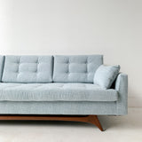 Rowe Sofa with New Light Blue Upholstery