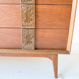 Mid Century Modern “Mayan” Dresser by Bassett