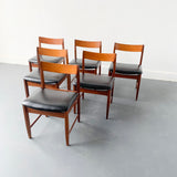 Set of 6 Danish Teak Dining Chairs