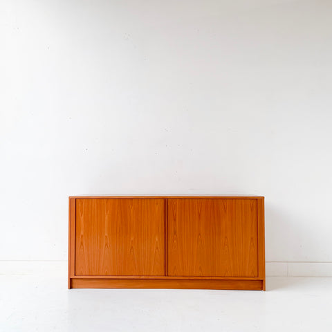 Danish Teak Tambour Door Dresser