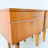 Pair of Mid Century Modern Teak Nightstands