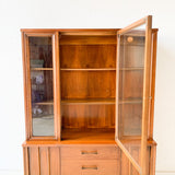 Mid Century Modern Sculpted Front Hutch