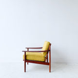 Danish Teak Fabian Lounge Chair w/ New Upholstery