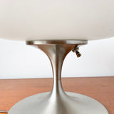 Mid Century Modern Laurel Tulip Lamp with Mushroom Glass Top