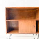 Mid Century Petite Curio Cabinet “A”