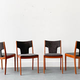 Set of 4 Danish Teak Dining Chairs