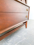 Mid Century Modern Broyhill Brasilia Highboy Dresser