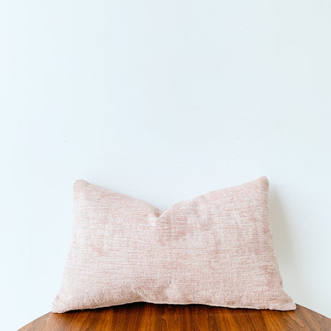 Blush Chenille Pillow