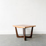 Mid Century Modern Sculpted Base End Table by Kroehler