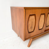 Mid Century Sideboard with Sliding Doors by Young