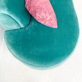 Mid Century 2 Part Sectional - New Velvet Upholstery