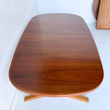 Danish Teak Niels Moller for Gudme Dining Table with 2 Leaves