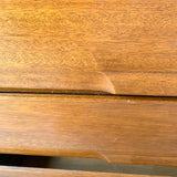 Mid Century 4 Drawer Highboy Dresser
