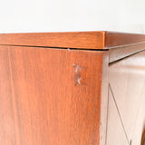 Mid Century Cherry Media Cabinet