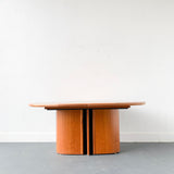 Mid Century Cherry Dining Table with Pop Up Leaf by Skovby