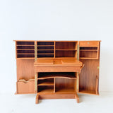 Mummenthaler & Meier Teak Magic Box Folding Desk Cabinet