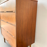 Mid Century Modern Highboy 4 Drawer Dresser