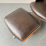 Mid Century Modern Heywood Wakefield Lounge Chair and Ottoman