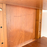 Danish Teak 3 Bay Wall Unit