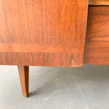 Mid Century Modern Low Dresser with Cabinet Doors