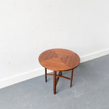 Mid Century Round End Table