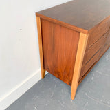 Mid Century Modern Low 9 Drawer Dresser