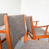 Set of 6 Johannes Andersen Teak Dining Chairs