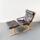 Siesta Chair and Ottoman by Ingram Relling for Westnofa