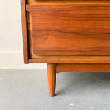 Mid Century Modern 4 Drawer Highboy Dresser