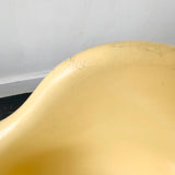 Pair of Vintage Yellow Shell Chairs by Kruger