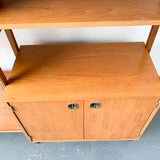 Danish Teak 3 Bay Wall Unit