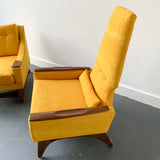 Pair of Kroehler “Galaxy” Lounge Chairs