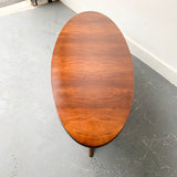 Mid Century Coffee Table with Sculpted Base