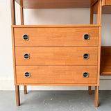 Danish Teak 3 Bay Wall Unit