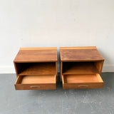 Pair of Mid Century Modern Broyhill Sculptra Nightstands