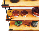 Atomic Industrial Rustic Shelving Unit