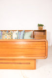 Vintage Teak King Size Platform Bed