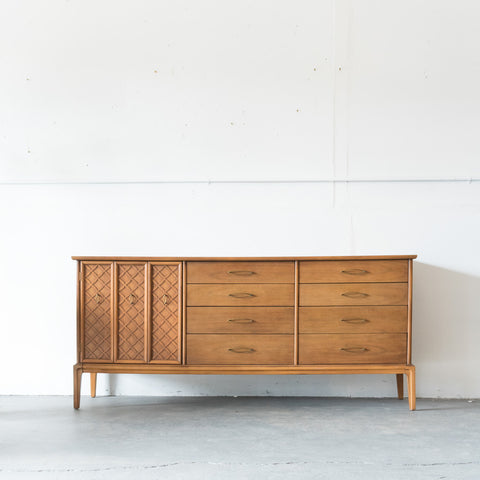 Mid Century Modern 12 Drawer Dresser