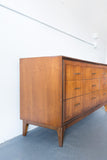 Mid Century Modern 9 Drawer Dresser