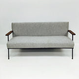 Mid Century Grey Sofa
